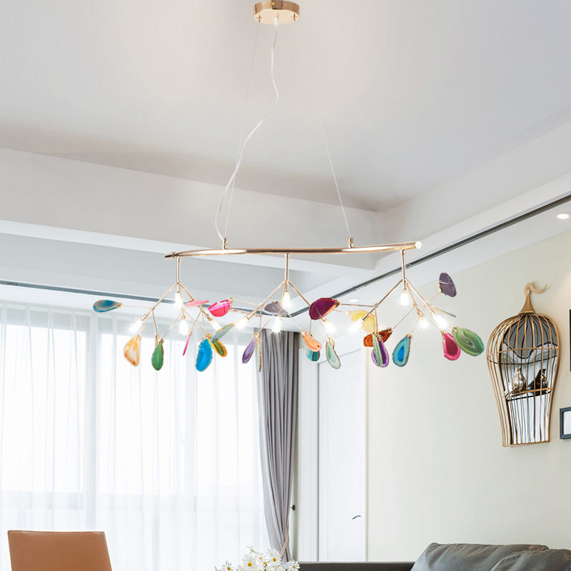 Modern Firefly Island Pendant Lights Metal Multiple-Light Island Light Fixtures