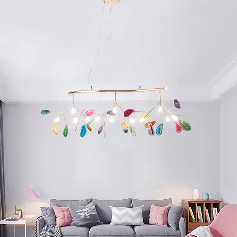 Modern Firefly Island Pendant Lights Metal Multiple-Light Island Light Fixtures