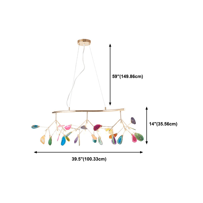 Modern Firefly Island Pendant Lights Metal Multiple-Light Island Light Fixtures