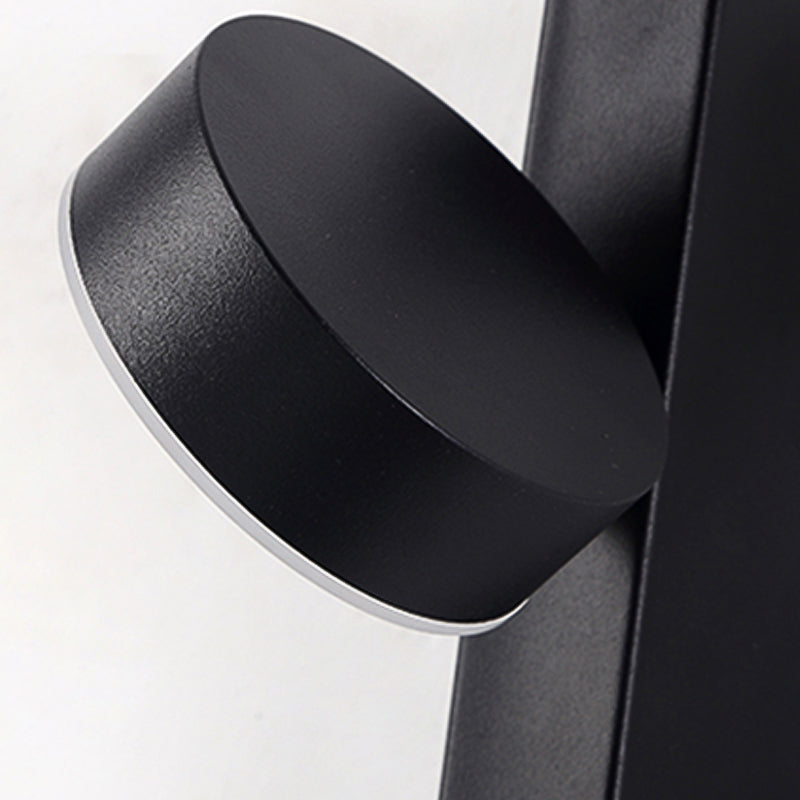 Round Shade Metal Wall Sconce Modern Style 1- Light Wall Mount Lighting