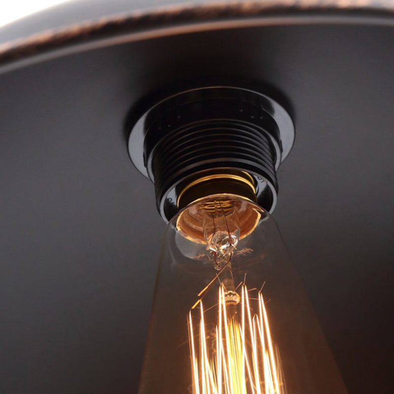 Metal Cone Wall Sconce Lighting Industrial Style 1 Light Wall Lamps