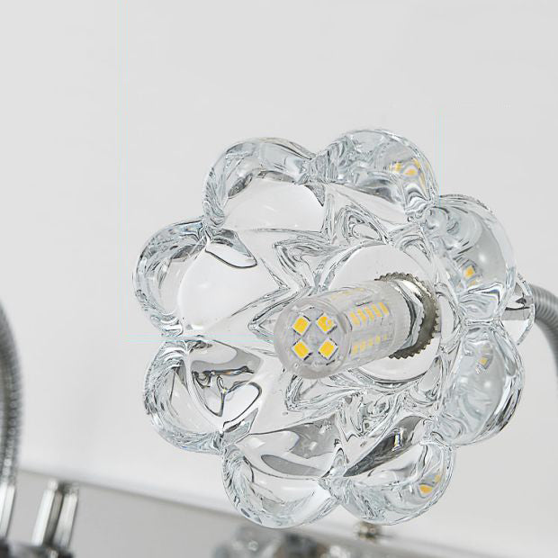 Metal Geometric Bath Light Contemporary Style Multi Lights Vanity Sconce