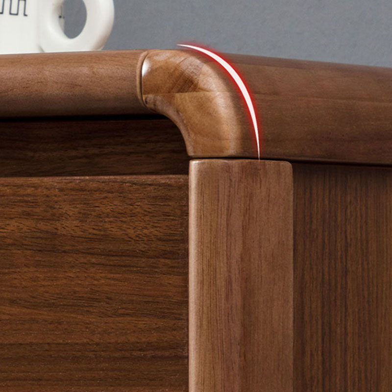 Bedroom Dresser Modern Solid Wood Storage Chest with Drawers