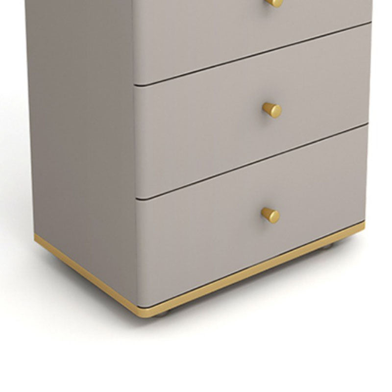 11.7-inch Width Glam Dresser Stone Storage Chest with 5 Drawers