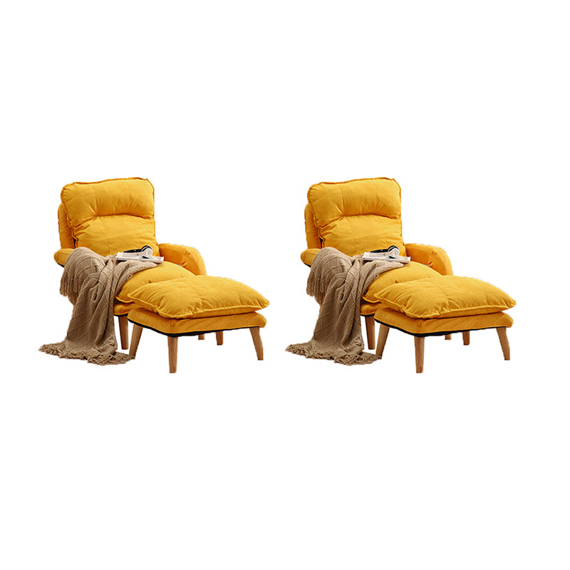 Contemporary Fabric Removable Cushions With Loose Cover Lounge Chair