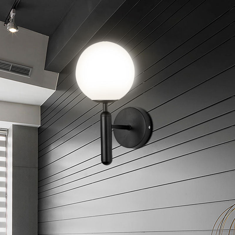 1 Funzione leggera con la parete in vetro a vetro chiaro moderno moderno illuminazione per la camera da letto moderna