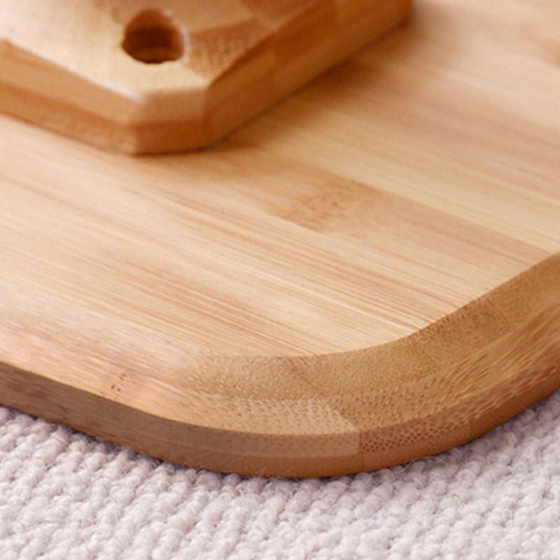 Nordic Simple 1 Single Coffee Table Rectangular Bamboo 4 Legs Cocktail Table