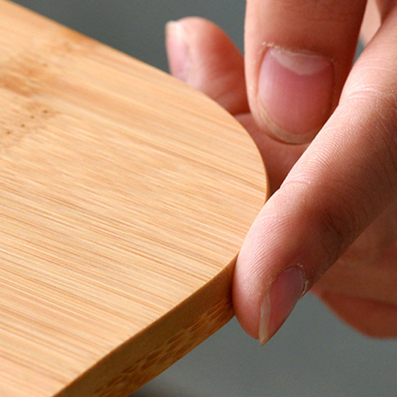 Nordic Simple 1 Single Coffee Table Rectangular Bamboo 4 Legs Cocktail Table