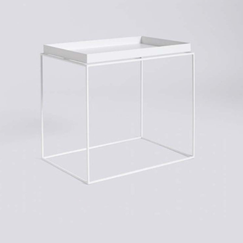 Square Iron Coffee Table Modernism Simple Frame Cocktail Table