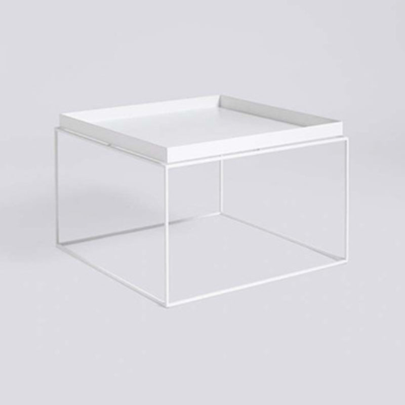 Square Iron Coffee Table Modernism Simple Frame Cocktail Table