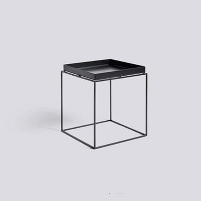 Square Iron Coffee Table Modernism Simple Frame Cocktail Table