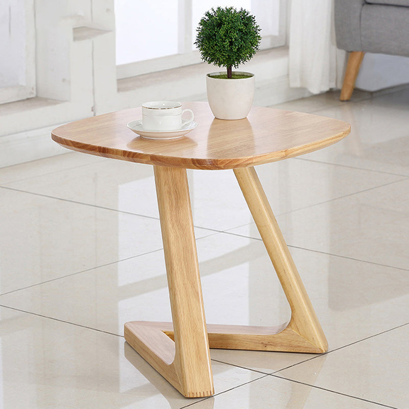 19.69 inch Wide Scandinavian Sofa Side Accent Table Solid Wood Side End Table