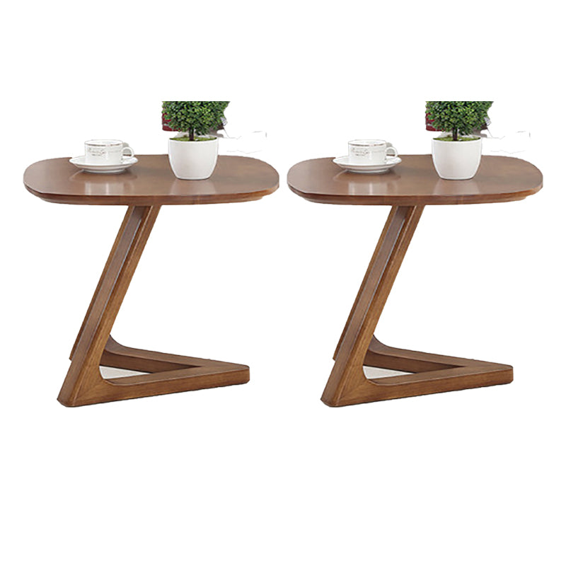 19.69 inch Wide Scandinavian Sofa Side Accent Table Solid Wood Side End Table