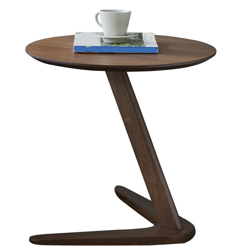 19.69 inch Wide Scandinavian Sofa Side Accent Table Solid Wood Side End Table