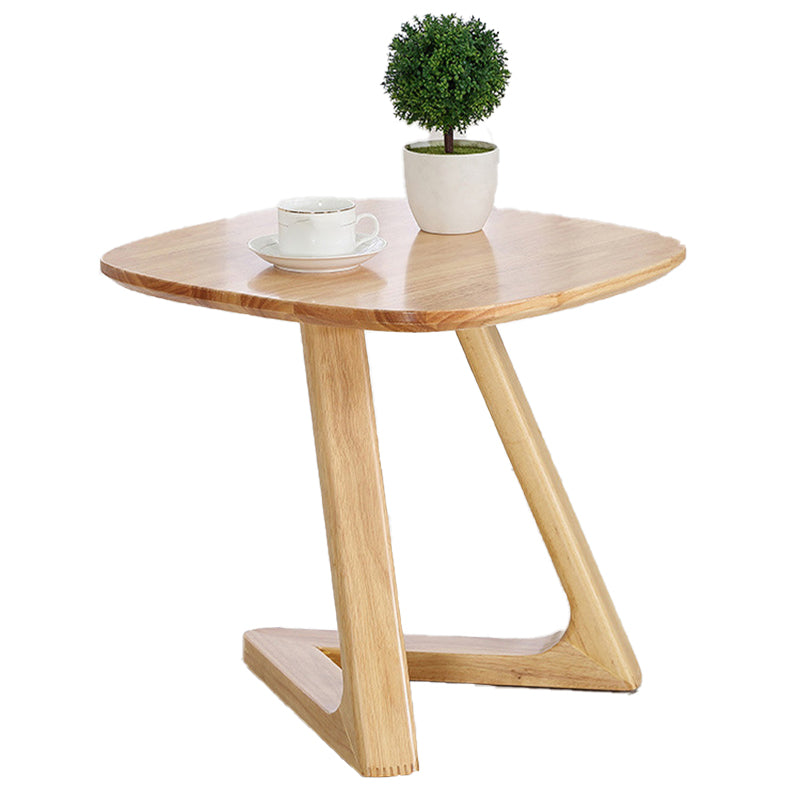 19.69 inch Wide Scandinavian Sofa Side Accent Table Solid Wood Side End Table