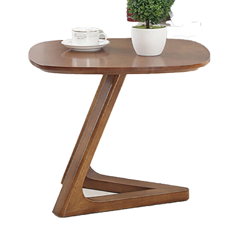 19.69 inch Wide Scandinavian Sofa Side Accent Table Solid Wood Side End Table