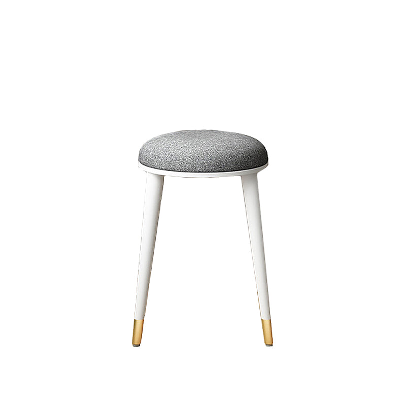 Contemporary Wooden Vanity Set with Stool for Living Room - 31.5" High