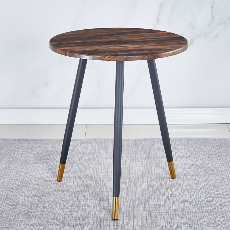 28.74" Tall Contemporary Style Side End Table Wooden 3 Legs Round Sofa Side Accent Table