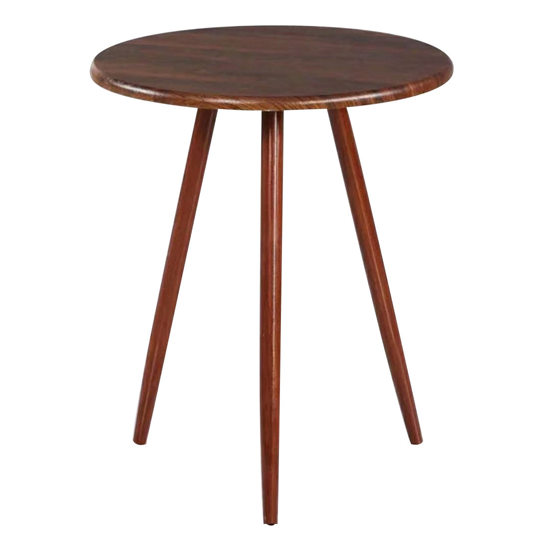 28.74" Tall Contemporary Style Side End Table Wooden 3 Legs Round Sofa Side Accent Table