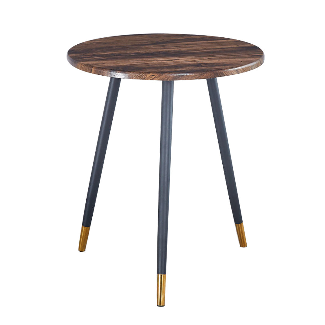 28.74" Tall Contemporary Style Side End Table Wooden 3 Legs Round Sofa Side Accent Table