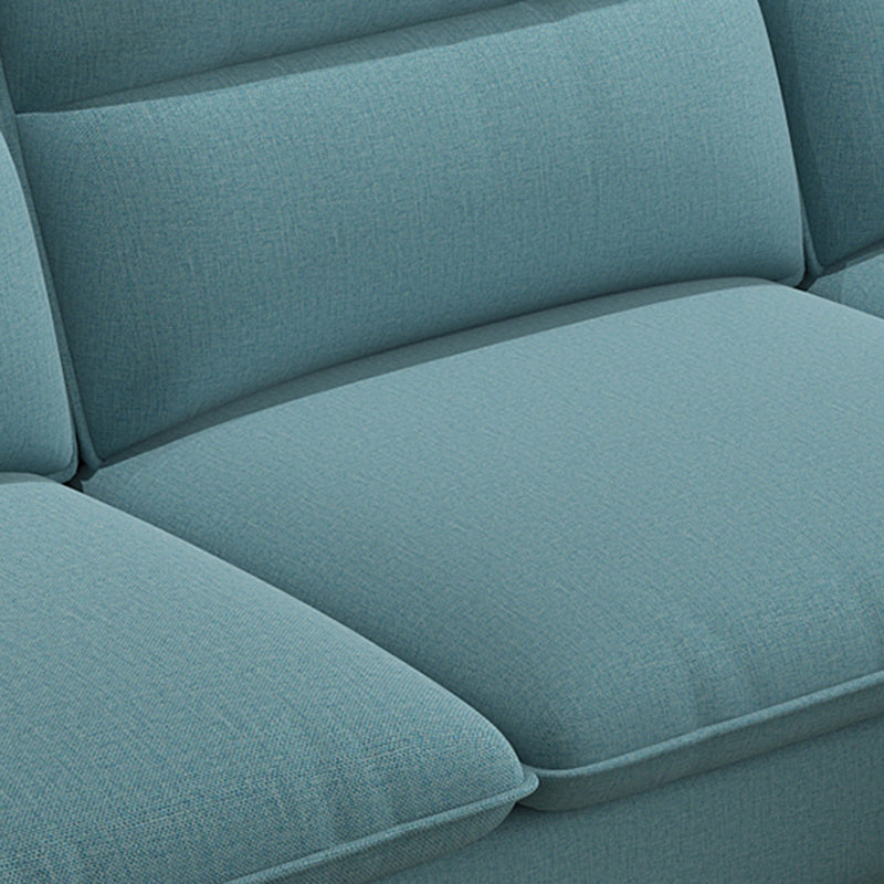 Nordic Living Room with Storage Square Arm Cushions Sofa Chaise