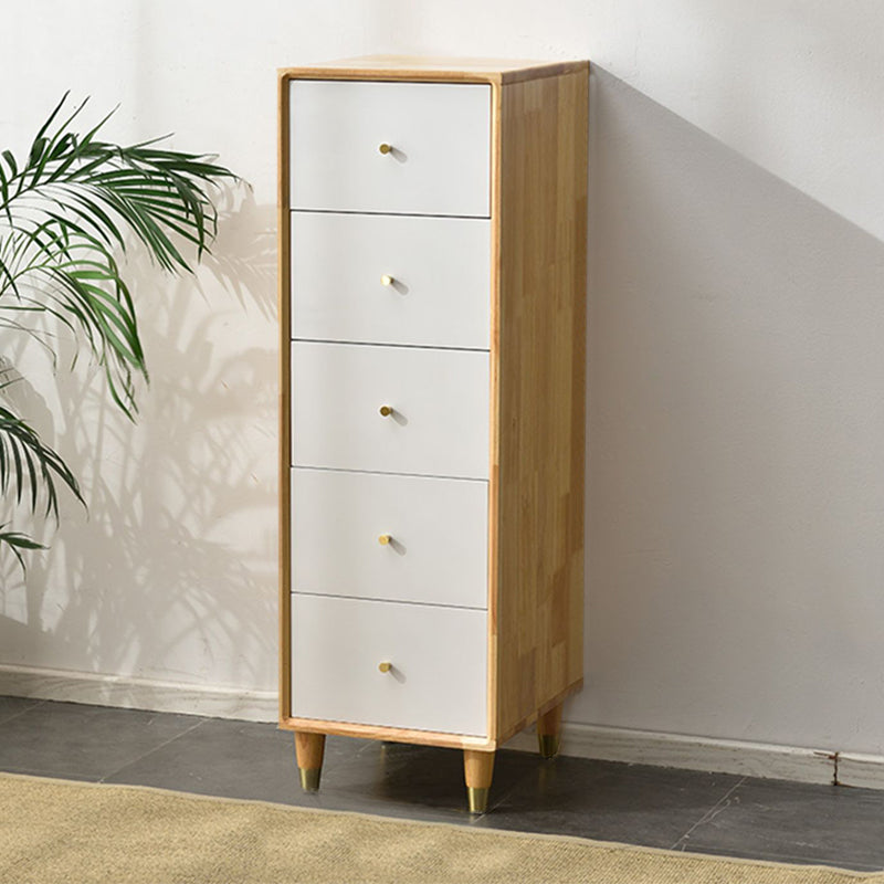 Modern Wood Cabinet Straight Legs Knobs Side Cabinet with Drawer