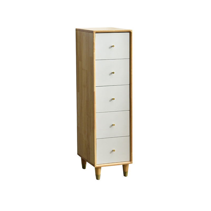 Modern Wood Cabinet Straight Legs Knobs Side Cabinet with Drawer