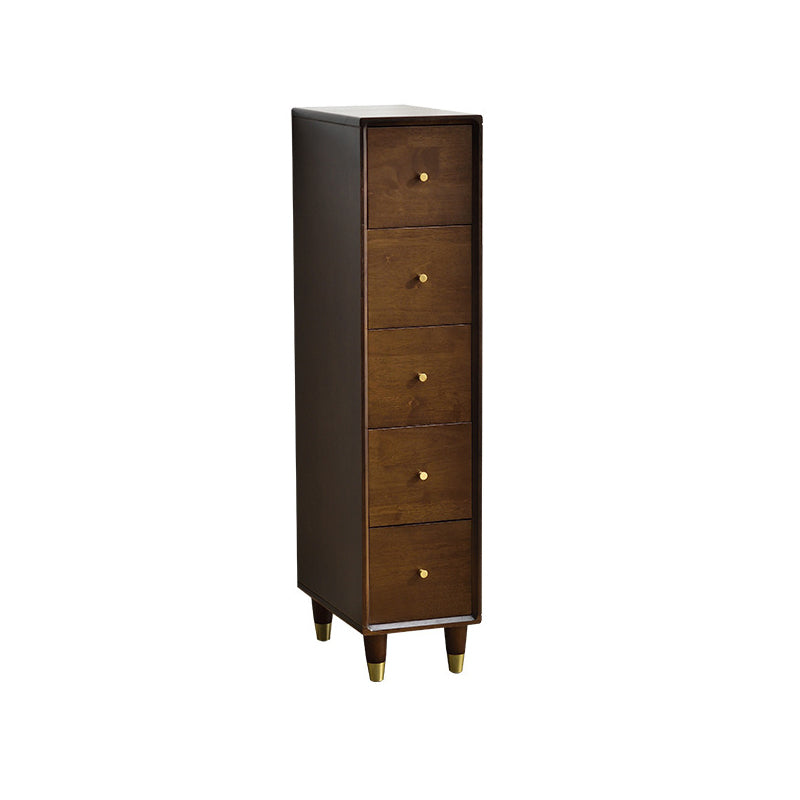 Modern Wood Cabinet Straight Legs Knobs Side Cabinet with Drawer