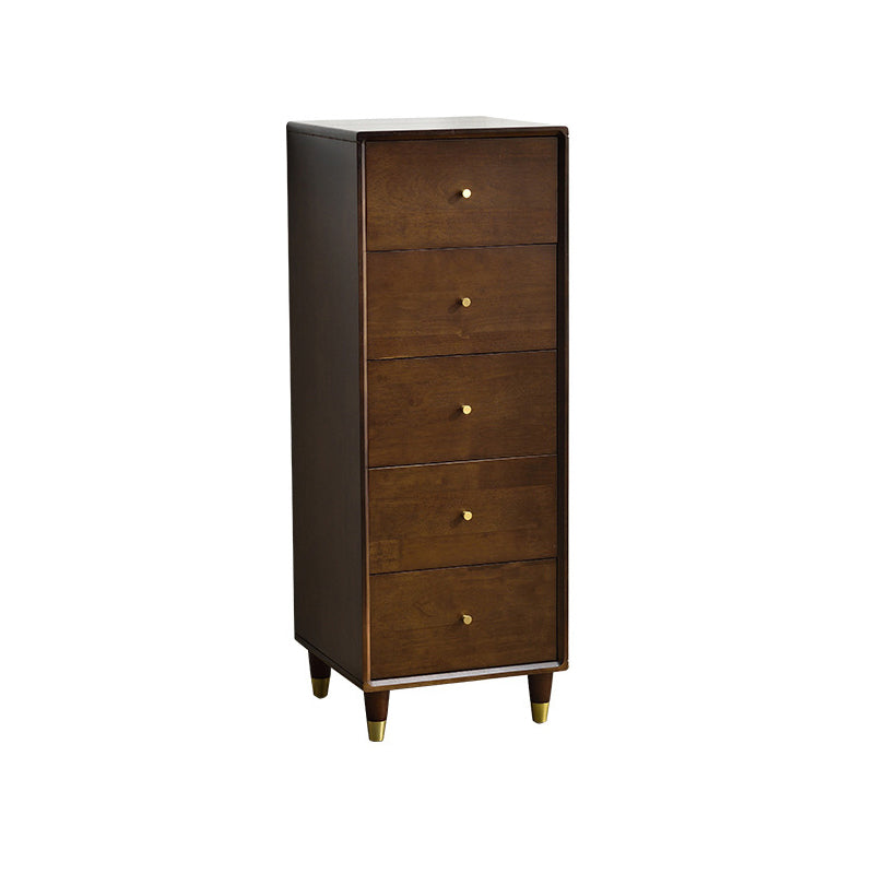 Modern Wood Cabinet Straight Legs Knobs Side Cabinet with Drawer