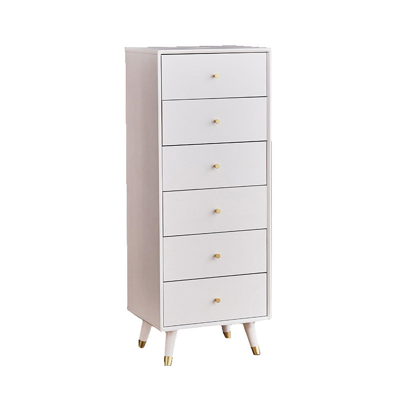 Modern Wood Cabinet Straight Legs Knobs Side Cabinet with Drawer