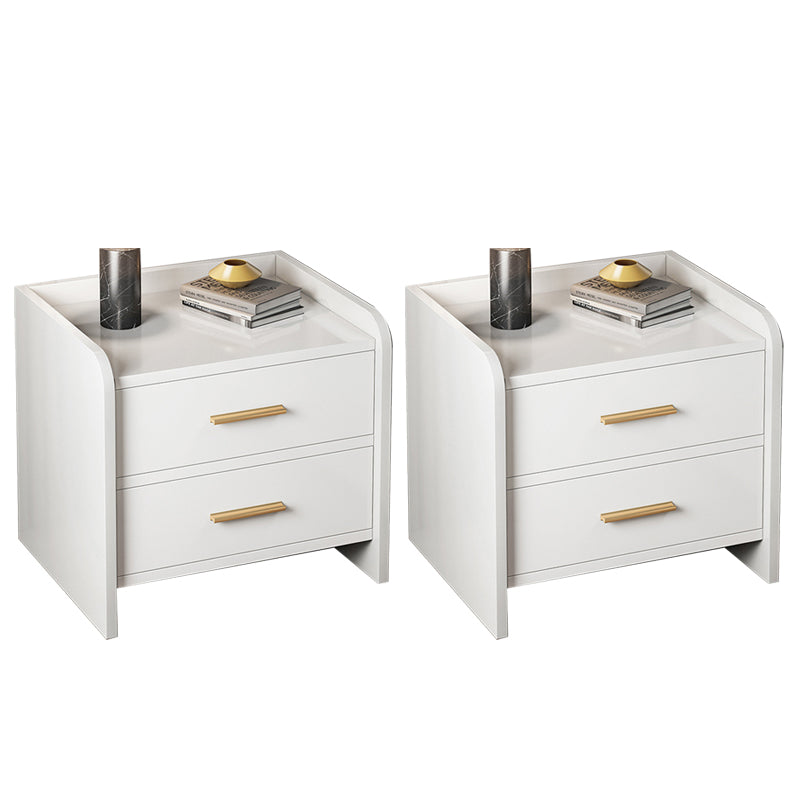 Wooden Bedside Cabinet Modern Minimalist Bedside Table with Drawers
