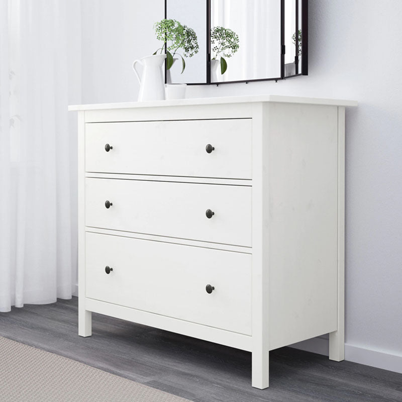 Contemporary Horizontal Chest Bedroom Storage Chest with 3 Drawers