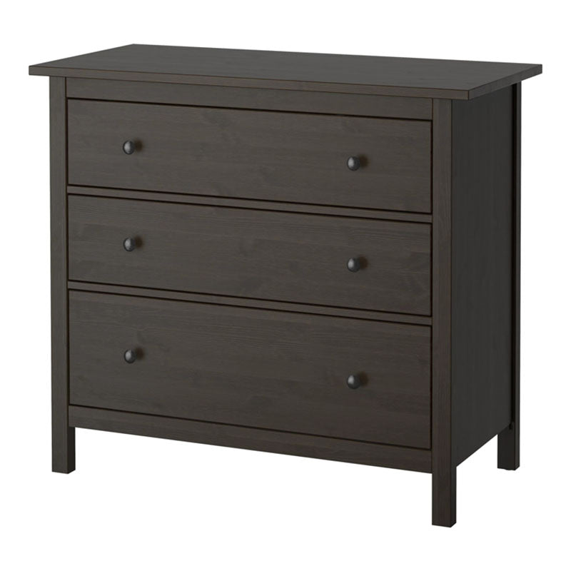Contemporary Horizontal Chest Bedroom Storage Chest with 3 Drawers