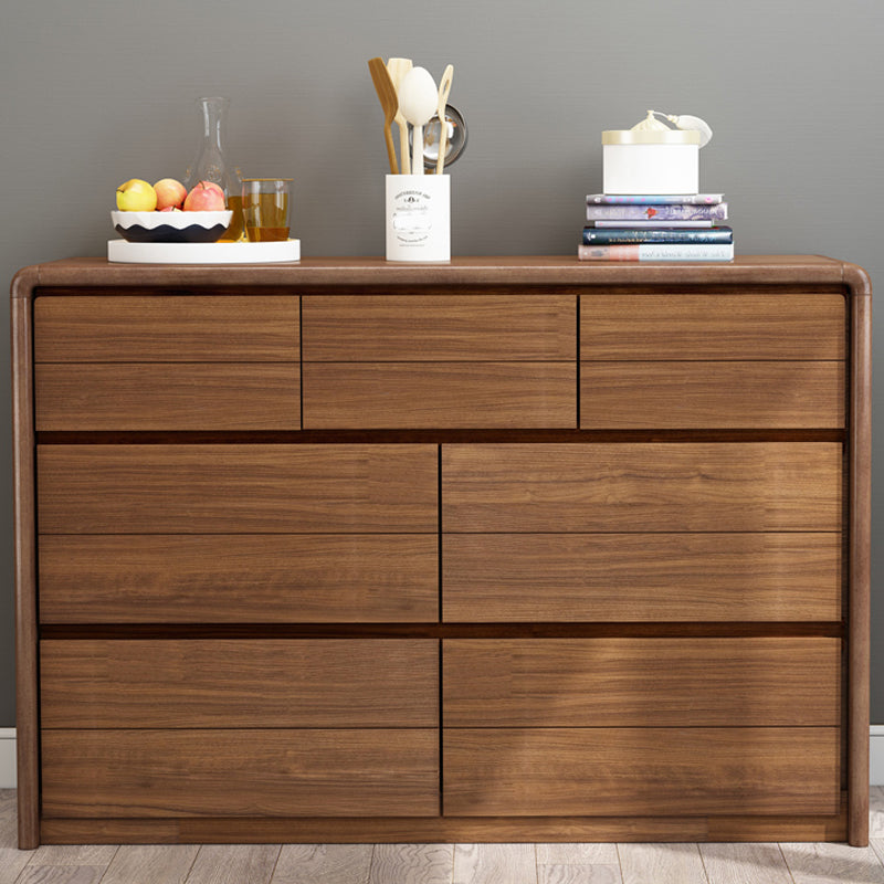 Contemporary Horizontal Chest Bedroom Storage Chest with Drawers