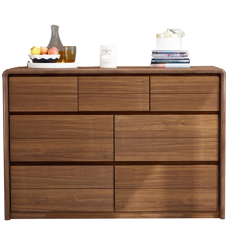 Contemporary Horizontal Chest Bedroom Storage Chest with Drawers