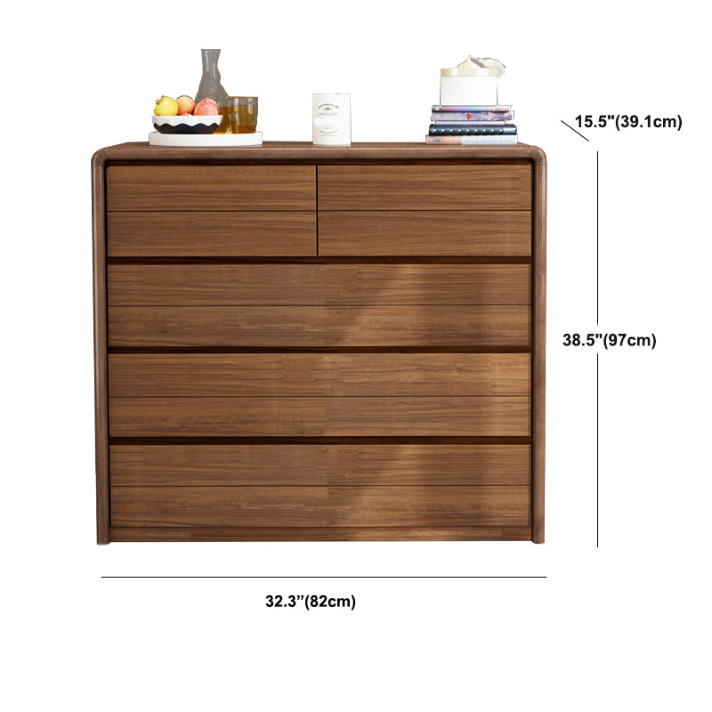 Contemporary Horizontal Chest Bedroom Storage Chest with Drawers