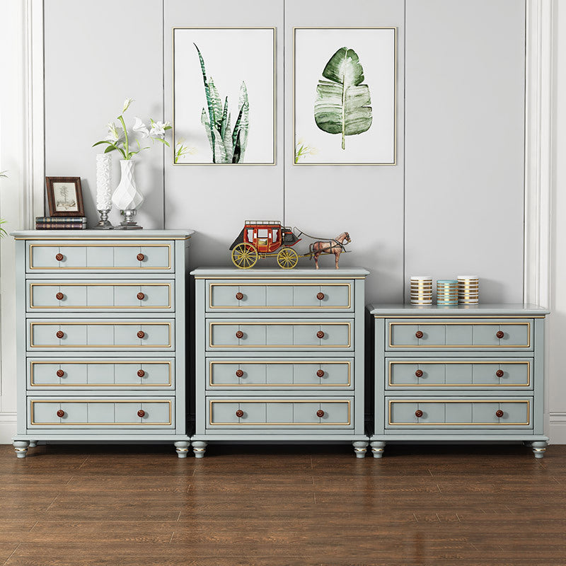 Glam Style Storage Chest Solid Wood Storage Chest Dresser with 3/4/5 Drawers