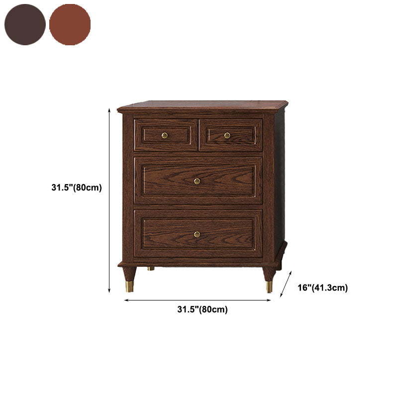 American Traditional Dresser Solid Wood Storage Chest , 16.11" W