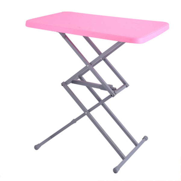 Rectangular Contemporary Standing Desk Converter Plastic Adjustable Folding Table
