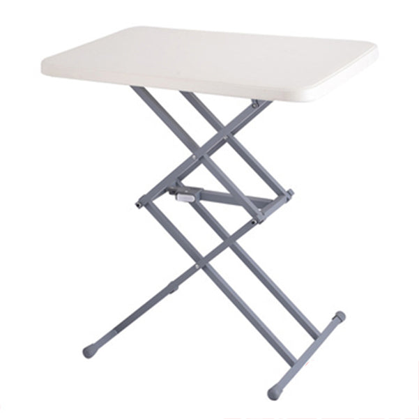 Rectangular Contemporary Standing Desk Converter Plastic Adjustable Folding Table