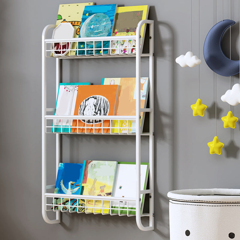 Wall Unit Modern Shelf Bookcase Metal Open Bookcase for Home