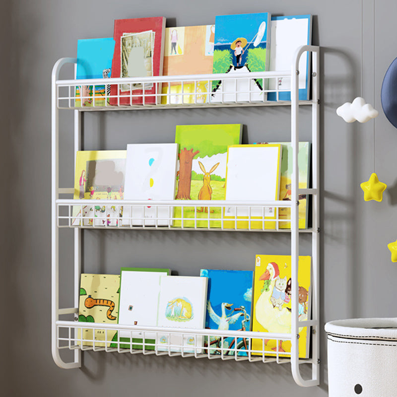 Wall Unit Modern Shelf Bookcase Metal Open Bookcase for Home