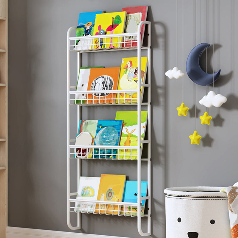 Wall Unit Modern Shelf Bookcase Metal Open Bookcase for Home