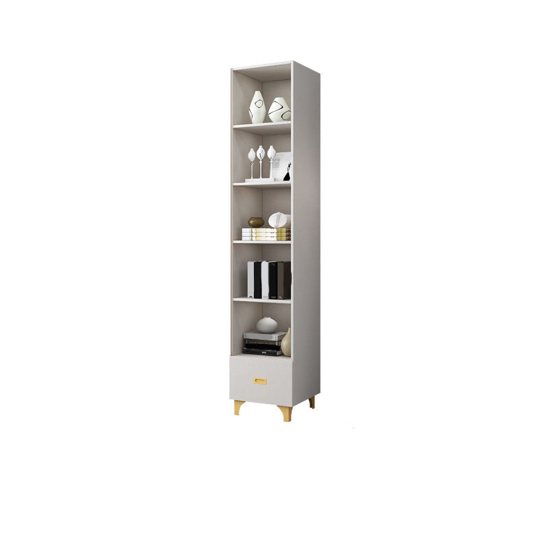 Glam Standard Book Shelf Engineered Wood Bookcase with Doors