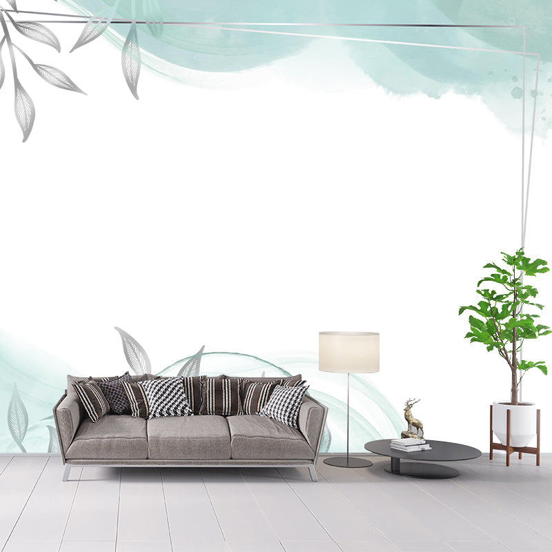 Illustration Stain Resistant Mural Wallpaper Plant Decoration Living Room Wall Mural