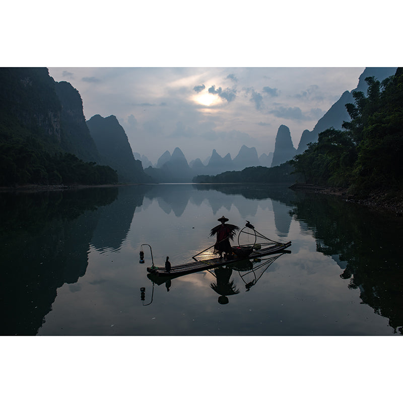 Modern Mural Landscapes Photography Stain Resistant Mountain Environmental Mural