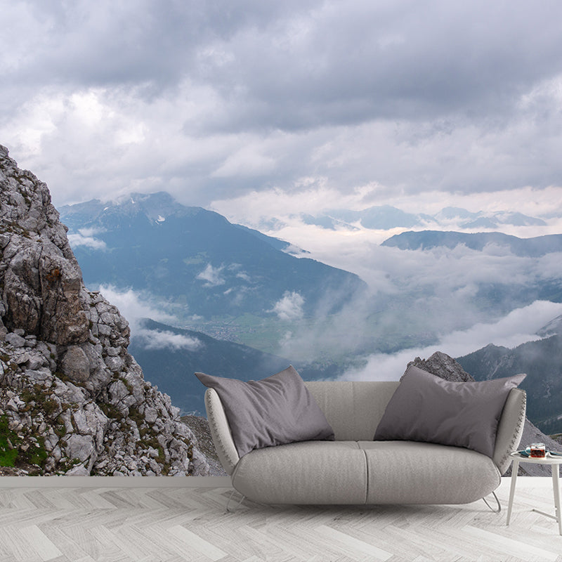 Contemporary Landscapes Wall Mural Photography Mountain Stain Resistant Wall Mural