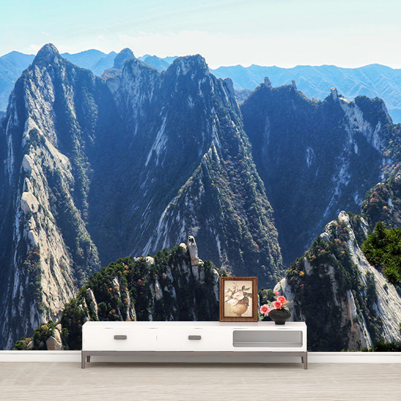 Photography Decorative Wall Mural Mountain Stain Resistant Decorative Wallpaper