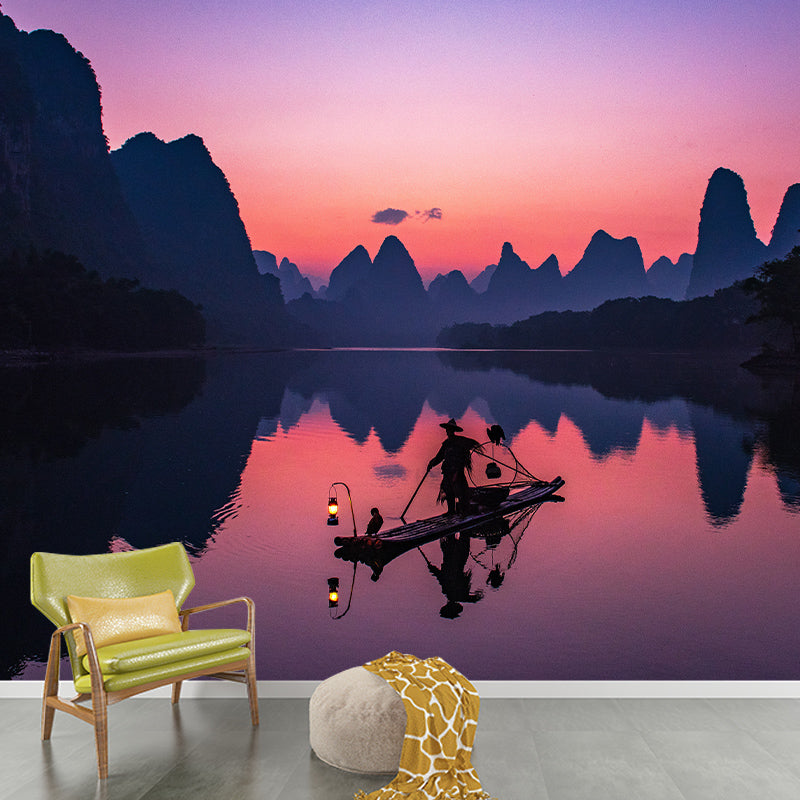 Photography Decorative Wall Mural Mountain Stain Resistant Decorative Wallpaper
