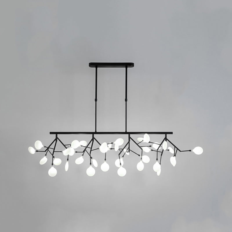 Modern Style Sputnik Shape Island Light Glass Chandelier Lamp for Dining Room